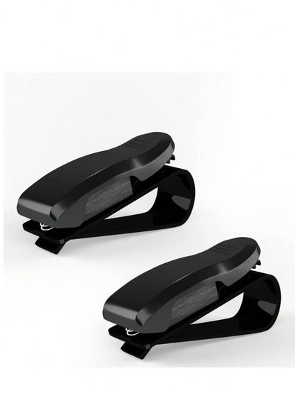 Car Glasses Holder Clip Glasses Holder With Rhinestones Ticket Card Holder For 1pc