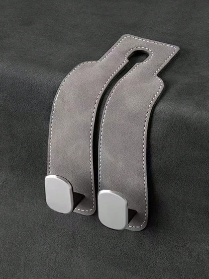 Car Hook, Car Seat Back Double Hook, Multifunctional Car Rear Seat Mobile Phone Holder