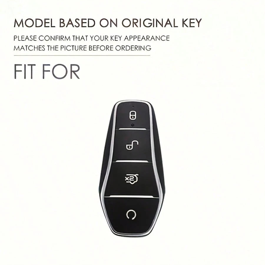 Car Key Cover For BYD Song Tang Qin PLUS M9 Key Fob Protector Car Keychain Accessories