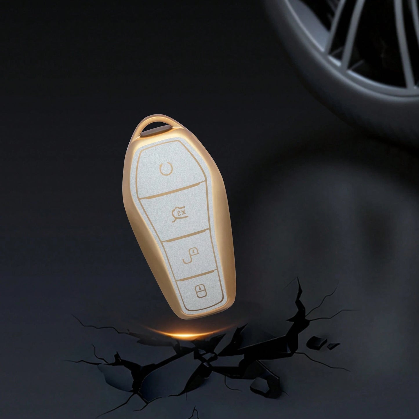 Car Key Cover For BYD Song Tang Qin PLUS M9 Key Fob Protector Car Keychain Accessories