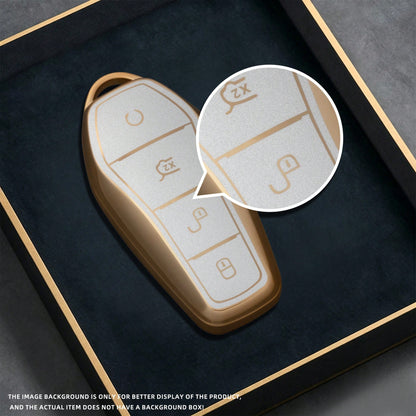Car Key Cover For BYD Song Tang Qin PLUS M9 Key Fob Protector Car Keychain Accessories
