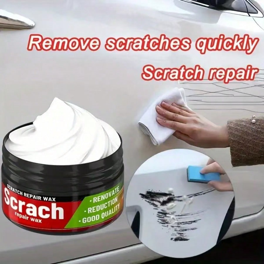 Car Scratch Repair Wax, Upgraded Car Scratch Removal Kit, Repair Paste Polishing, Polishing & Waxing Scratch Removal Repair Paste, Car Accessories