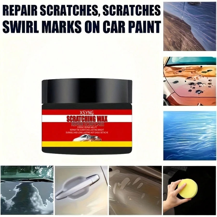 Car Scratch Wax And Swirl Remover Nano Shine Polish, Automotive Clay Scratch Repair Paste Kit- Compatible With Multiple Paint Colors For Vehicle Surface Restoration And Maintenance,Car Accessories