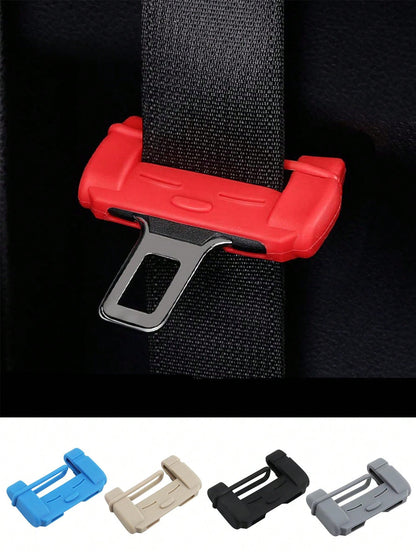 Car Seat Belt Buckle Protector, Car Seat Belt Lock Cover Anti-Scratch Silicone Car Seat Belt Buckle Protector, Car Interior Accessories, Car Accessories