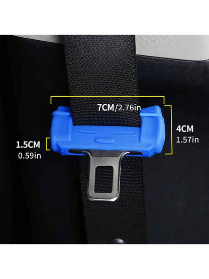 Car Seat Belt Buckle Protector, Car Seat Belt Lock Cover Anti-Scratch Silicone Car Seat Belt Buckle Protector, Car Interior Accessories, Car Accessories