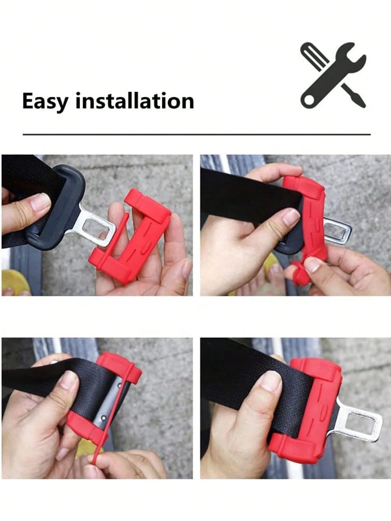 Car Seat Belt Buckle Protector, Car Seat Belt Lock Cover Anti-Scratch Silicone Car Seat Belt Buckle Protector, Car Interior Accessories, Car Accessories