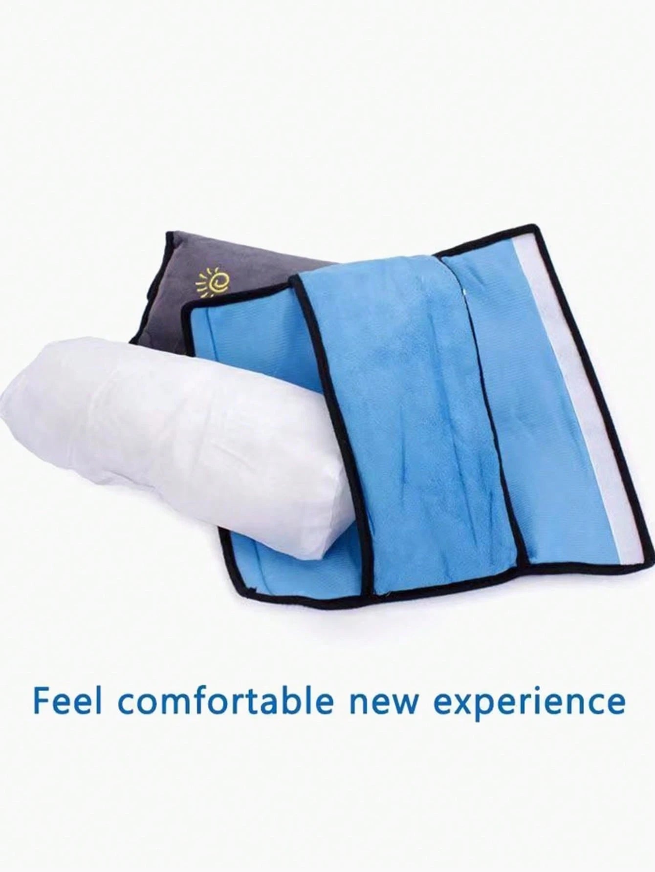 Car Seat Belt Shoulder Pad Plush Embroidered Sun Pattern Soft Protective Cover To Relieve Shoulder Pressure