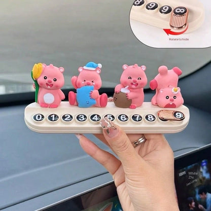 Car Temporary Parking Phone Number Plate, Car Interior Decor, Temporary Parking Phone Plate, Car Temporary Parking Number Plate, Car Aromatherapy Parking Sign, Car Moving Plate, Parking Sign