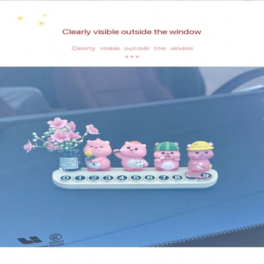 Car Temporary Parking Phone Number Plate, Car Interior Decor, Temporary Parking Phone Plate, Car Temporary Parking Number Plate, Car Aromatherapy Parking Sign, Car Moving Plate, Parking Sign
