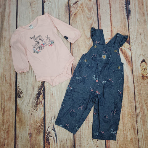 Carhartt 2Pc Wild Life Bib Set
