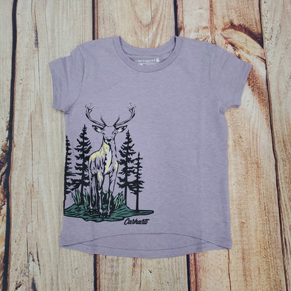 CARHARTT LAVENDAR WILDERNESS DEER TEE