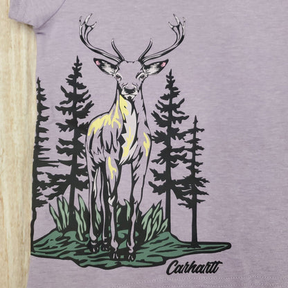CARHARTT LAVENDAR WILDERNESS DEER TEE