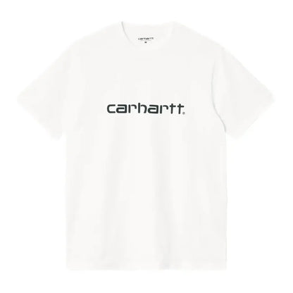 Carhartt Maglietta Bianca S/S Script