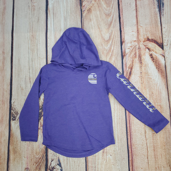 Carhartt Ultra Violet Purple L/S Hooded Shirt