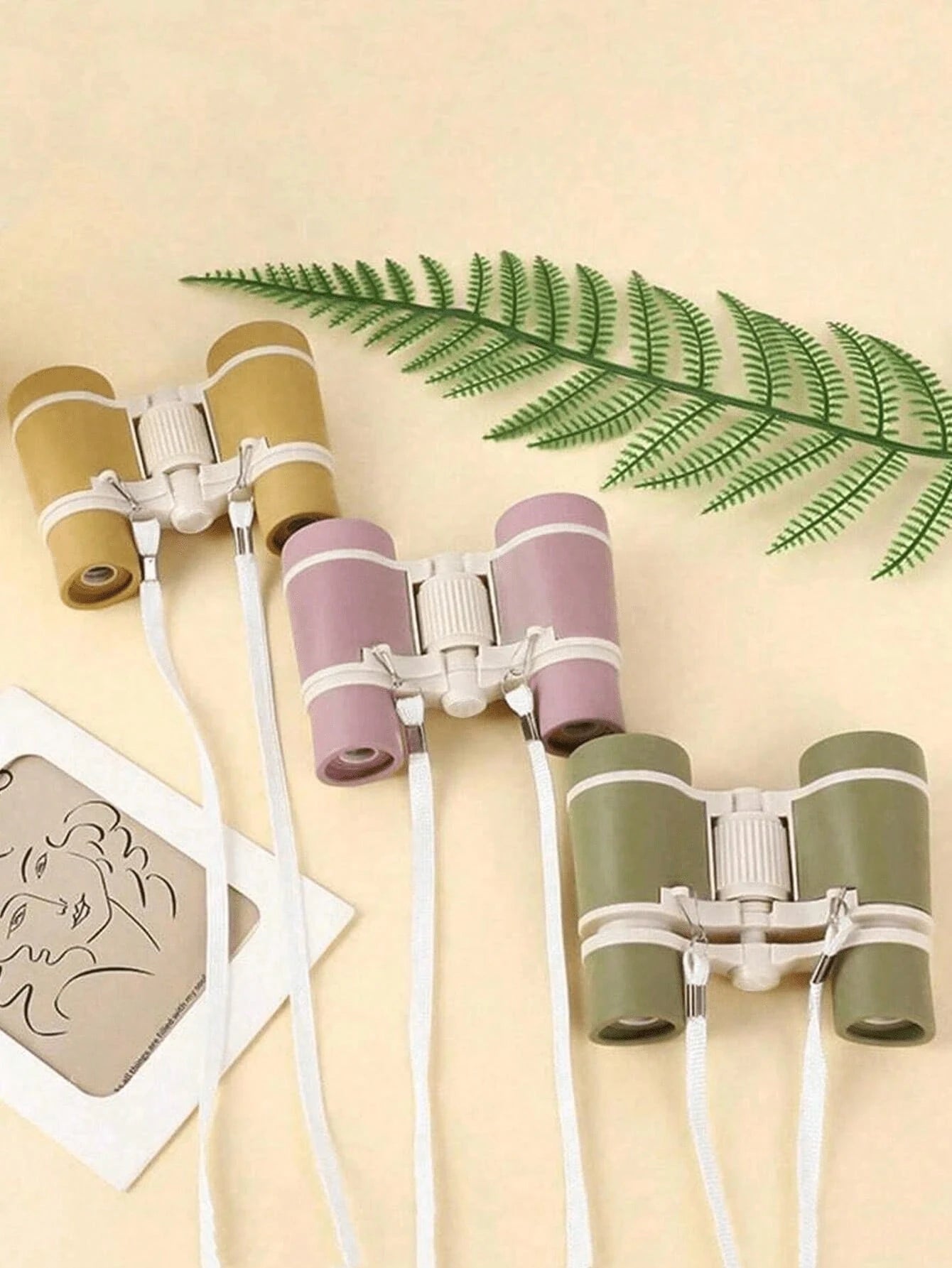 Cartoon Binoculars For Camping, Compact Folding Binoculars For Outdoor, Beginner Binoculars With Carrying Strap, Great Christmas/Back To School/Birthday Gift For Camping, Travel, Sightseeing, Camping