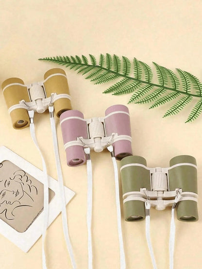 Cartoon Binoculars For Camping, Compact Folding Binoculars For Outdoor, Beginner Binoculars With Carrying Strap, Great Christmas/Back To School/Birthday Gift For Camping, Travel, Sightseeing, Camping