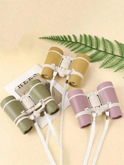 Cartoon Binoculars For Camping, Compact Folding Binoculars For Outdoor, Beginner Binoculars With Carrying Strap, Great Christmas/Back To School/Birthday Gift For Camping, Travel, Sightseeing, Camping