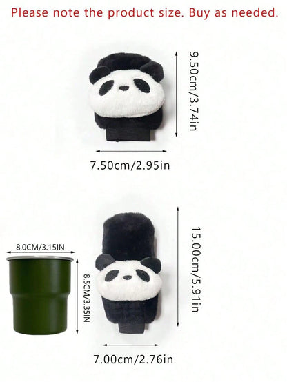 Cartoon Car Seat Belt & Handbrake & Gear Shift Cover Set, Cute Car Interior Decoration