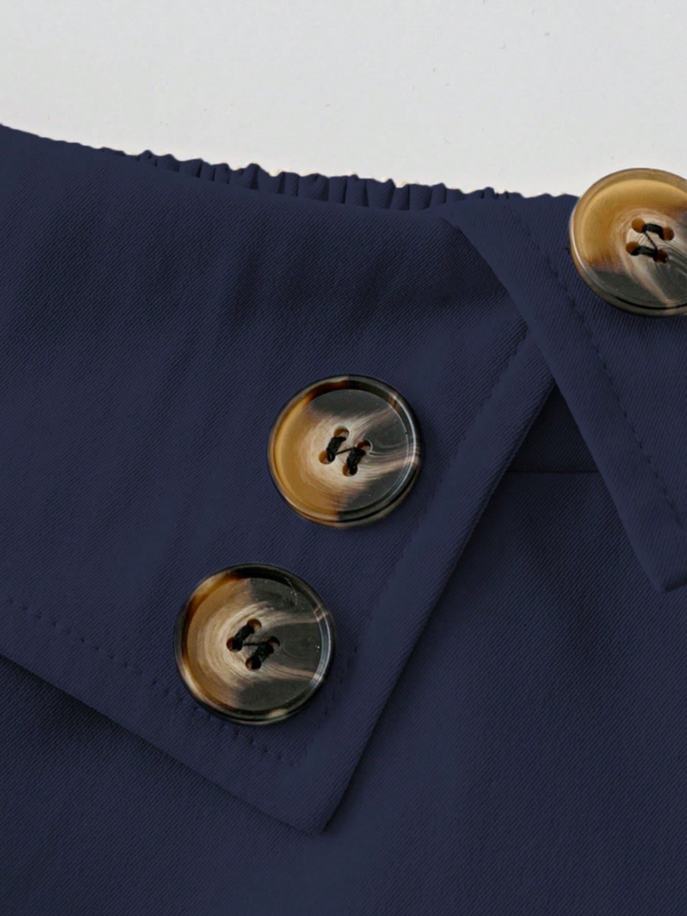 Casual Versatile High Waist A-Line Button Decor Elastic Waist Flared Skirt, Woven Twill Fabric, Apricot Color, For Women, Spring/Autumn