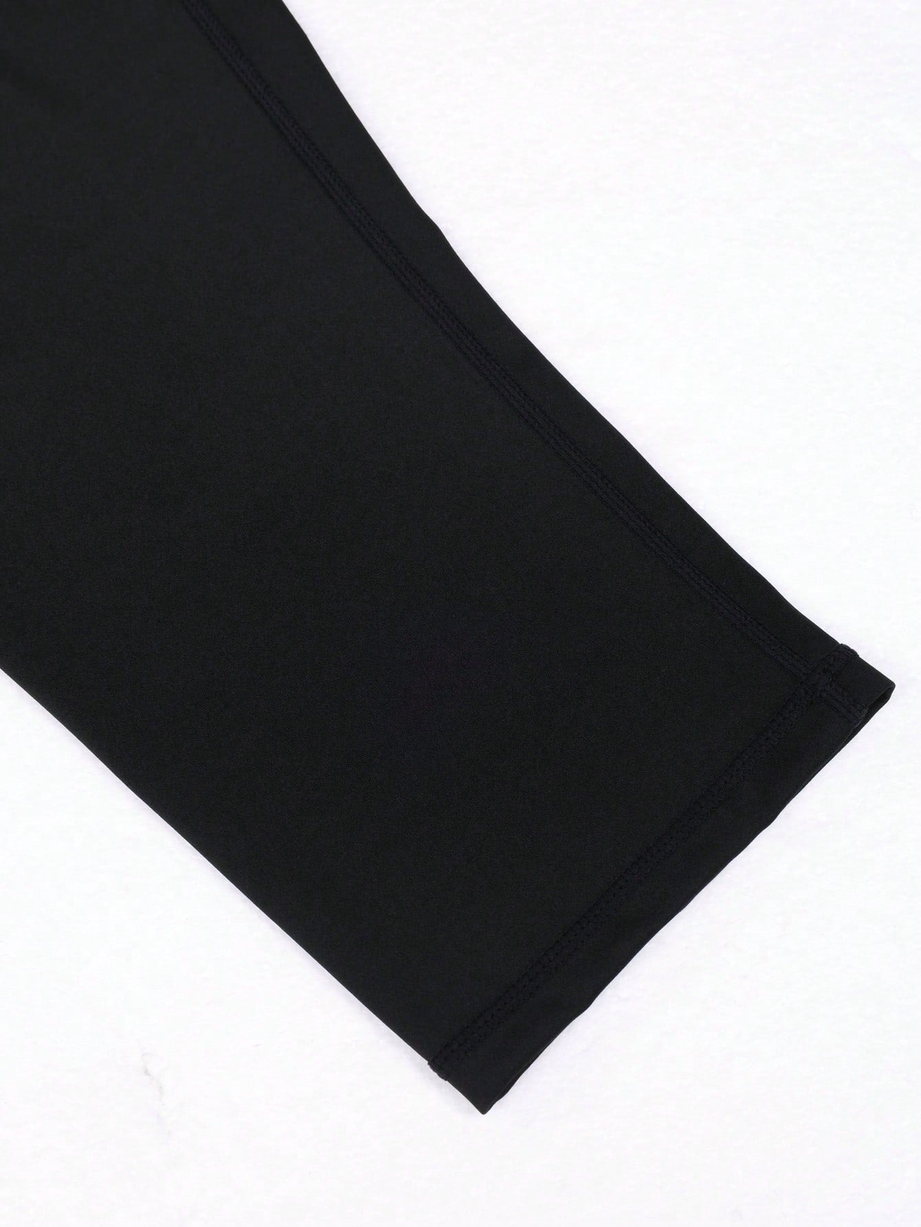Casual Women's Black Skinny Yoga Pants Slim Fit Waist-Cinching Hip Lifting Capris Stretchy Fabric Daily Commuting Going Out Outfits Summer