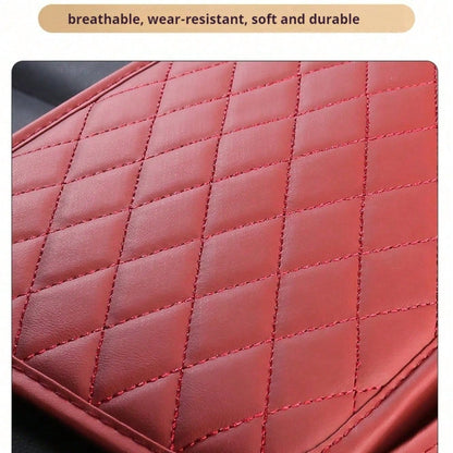 Center Console Cover With Two Storage Bag,Leather Comfort Armrest Cover For Car Decorations Height Car Armrest Cushion,Universal Car Arm Rest Cover Pad For Most Vehicles
