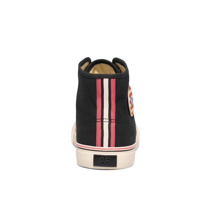 Center Slightly Choppy High-Top Black/Cream