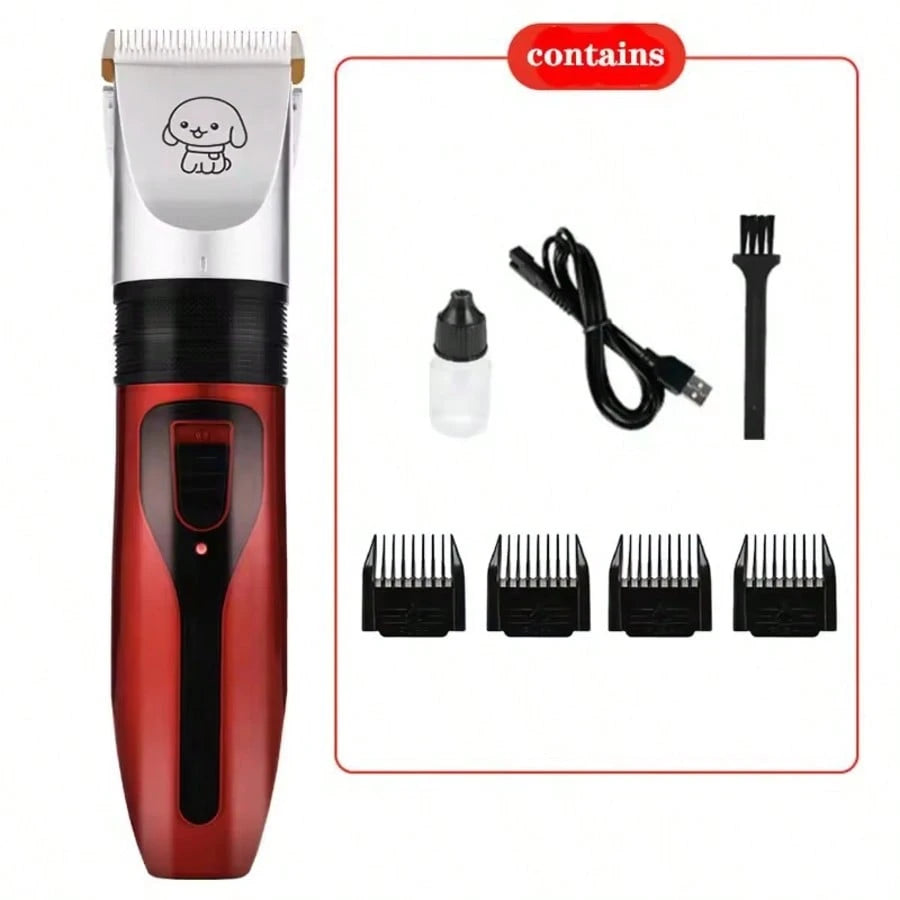 CGECGE Electric Pet Grooming Kit For Dogs And Cats. Professional Dog Grooming Kit With Low-Voltage Operation, Quiet Operation, And A Gentle Trimming System. Suitable For Home Pet Grooming, And Ideal F