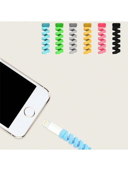 Charging Cable Organizer: 6pcs/Set+6pcs Gift Perfect Fit For All Phones, Computers And Chargers- Compatible With Android Cables! Cable Organizer