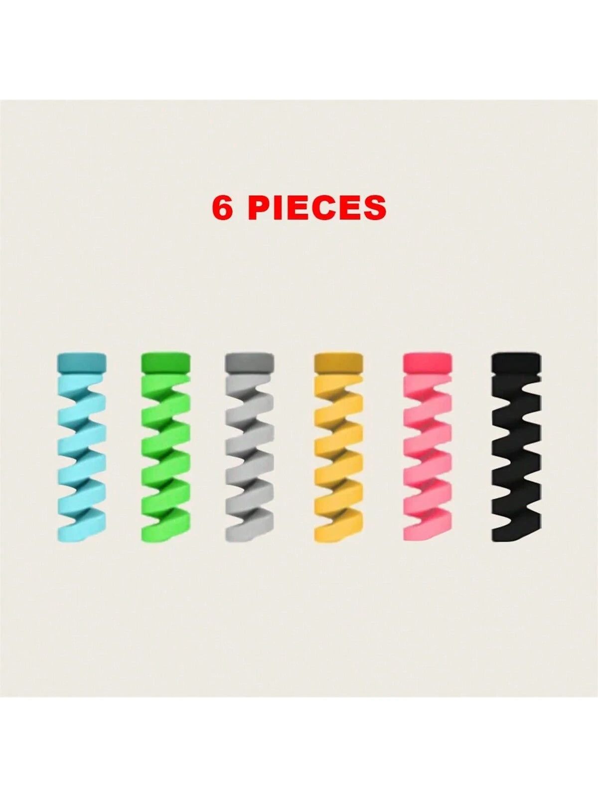 Charging Cable Organizer: 6pcs/Set+6pcs Gift Perfect Fit For All Phones, Computers And Chargers- Compatible With Android Cables! Cable Organizer