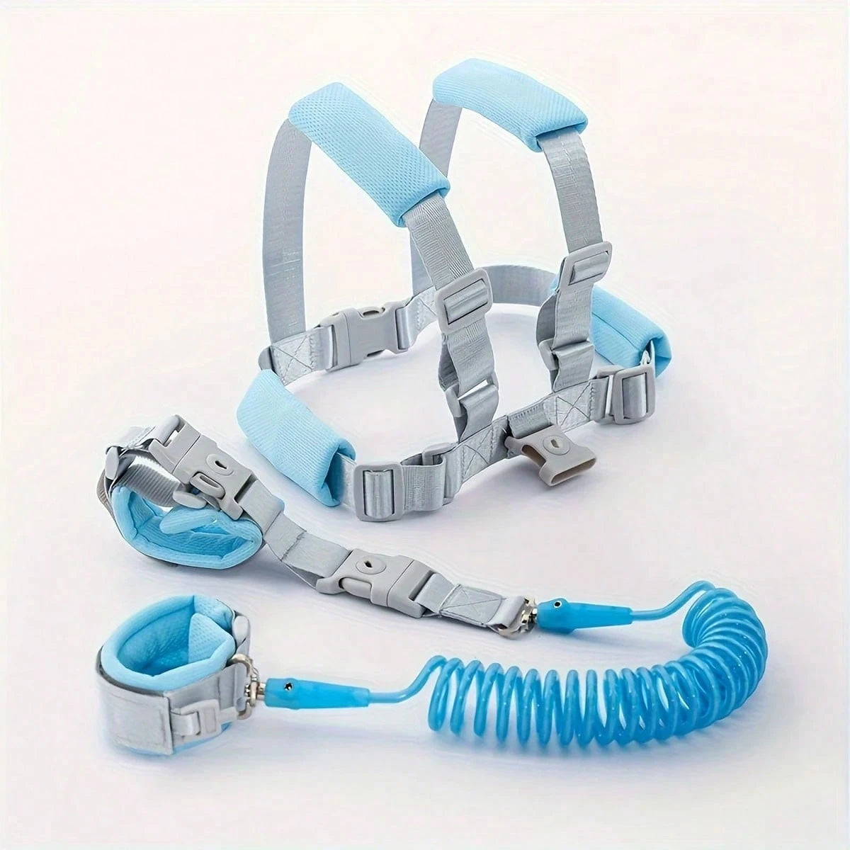 Children Anti-Lost Traction Rope, Suitable For Traveling With Kids; Baby Anti-Slip Rope And Anti-Slip Wristband Dual-Purpose Design; Multifunctional Traction Spring Rope