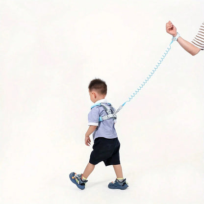 Children Anti-Lost Traction Rope, Suitable For Traveling With Kids; Baby Anti-Slip Rope And Anti-Slip Wristband Dual-Purpose Design; Multifunctional Traction Spring Rope