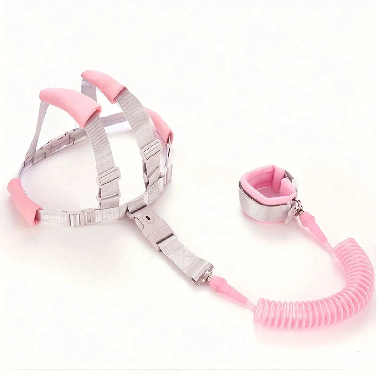 Children Anti-Lost Traction Rope, Suitable For Traveling With Kids; Baby Anti-Slip Rope And Anti-Slip Wristband Dual-Purpose Design; Multifunctional Traction Spring Rope