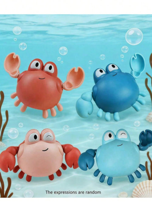 Children's Bath Toy Set, Crab Shaped, Mechanical Water Toys, Kids Bathtub Toys, Gift For Boys And Girls