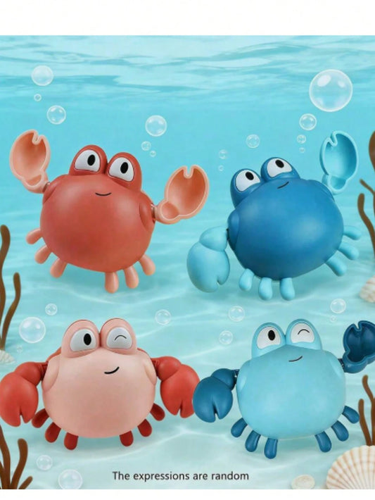 Children's Bath Toy Set, Crab Shaped, Mechanical Water Toys, Kids Bathtub Toys, Gift For Boys And Girls