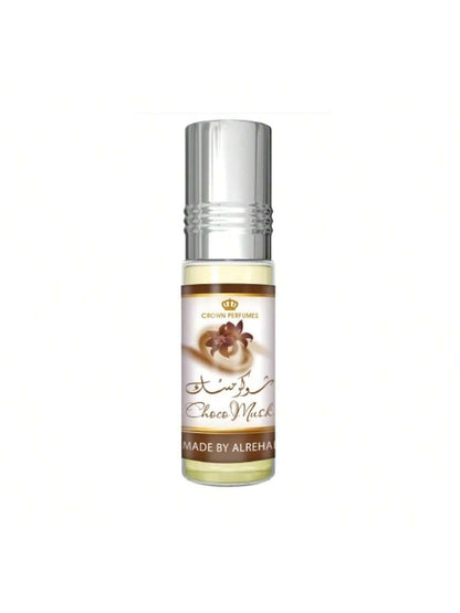 Choco Musk Mini Roll On Perfume Oil 6ml- Travel Size- Alcohol-Free, Fragrance, Perfume, Unisex, Spray, Long Lasting, Parfum, Scent, Notes, Signature, Luxury, Gift, Collection, Classic, Set, Original