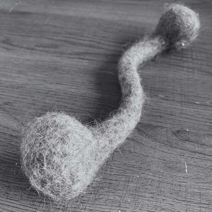 Ciao Gatto Hand Felted Under the Door Toy