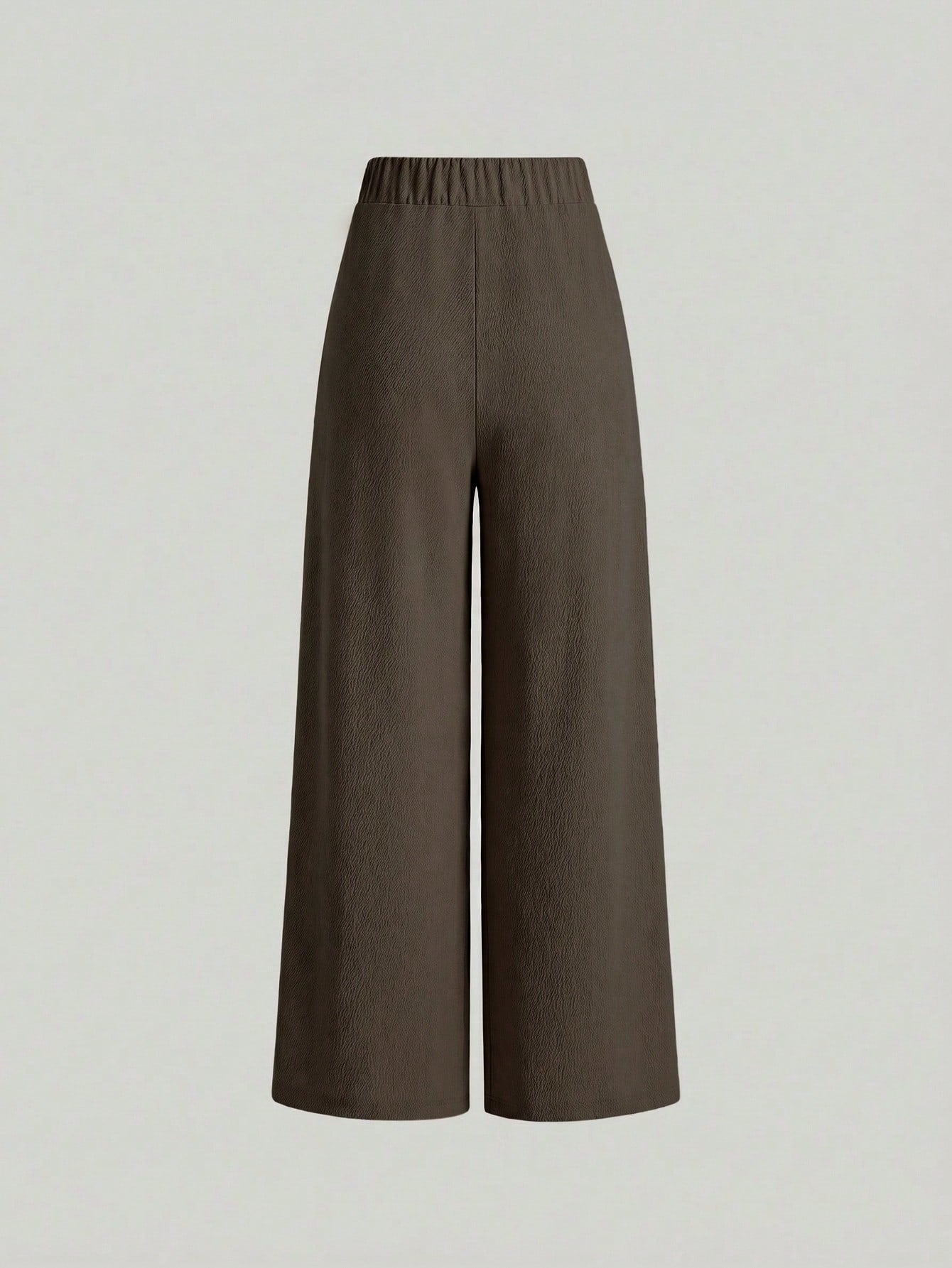 Clasi Women's Long Pants Summer Women's Professional Attire Workwear Decorative Metal Buckle Casual Style Office Wide Leg Straight Leg Elegant Minimalist