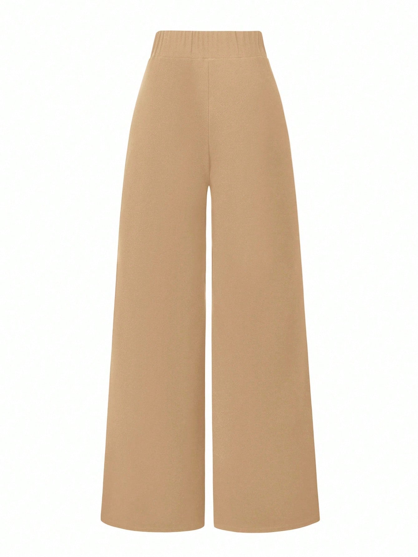 Clasi Women's Long Pants Summer Women's Professional Attire Workwear Decorative Metal Buckle Casual Style Office Wide Leg Straight Leg Elegant Minimalist