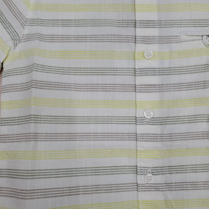 CLEARANCE Mayoral Lime Stripe Collar Shirt