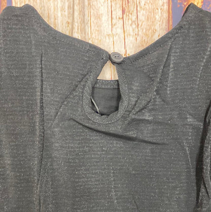 CLEARANCE ML Kids Black Eyelet Cap Sleeved Tunic
