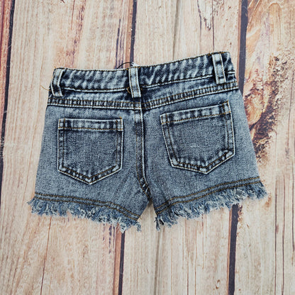 CLEARANCE ML KIDS  DESTRUCTED DENIM SHORTS 0071