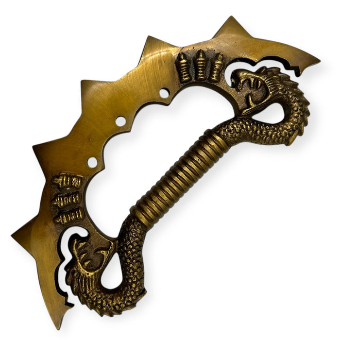 Dragon Brass Knuckles Brass
