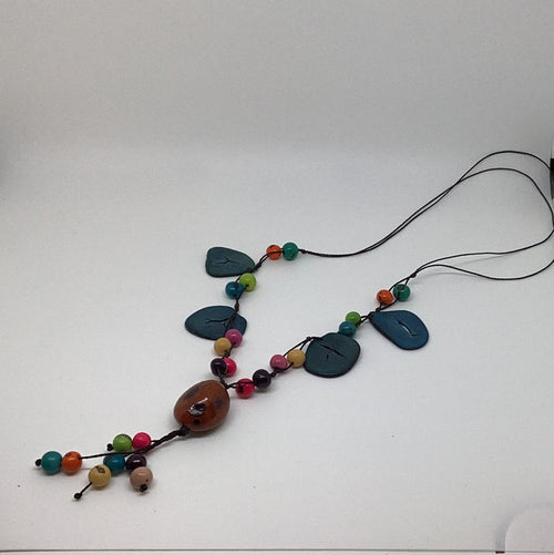Colorful Bolivian Beaded Necklace
