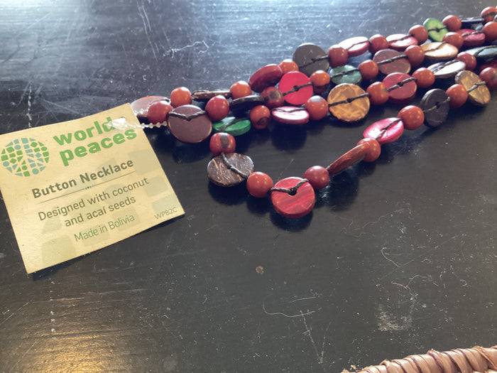 Colorful Bolivian Beaded Necklace