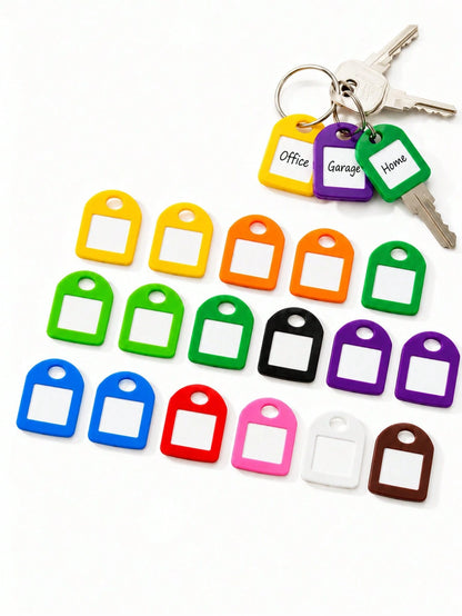 Colorful Key Identification Caps, Writable Key Label Caps, Flexible Key Labels, Suitable For Home, Office, Car Key Organization