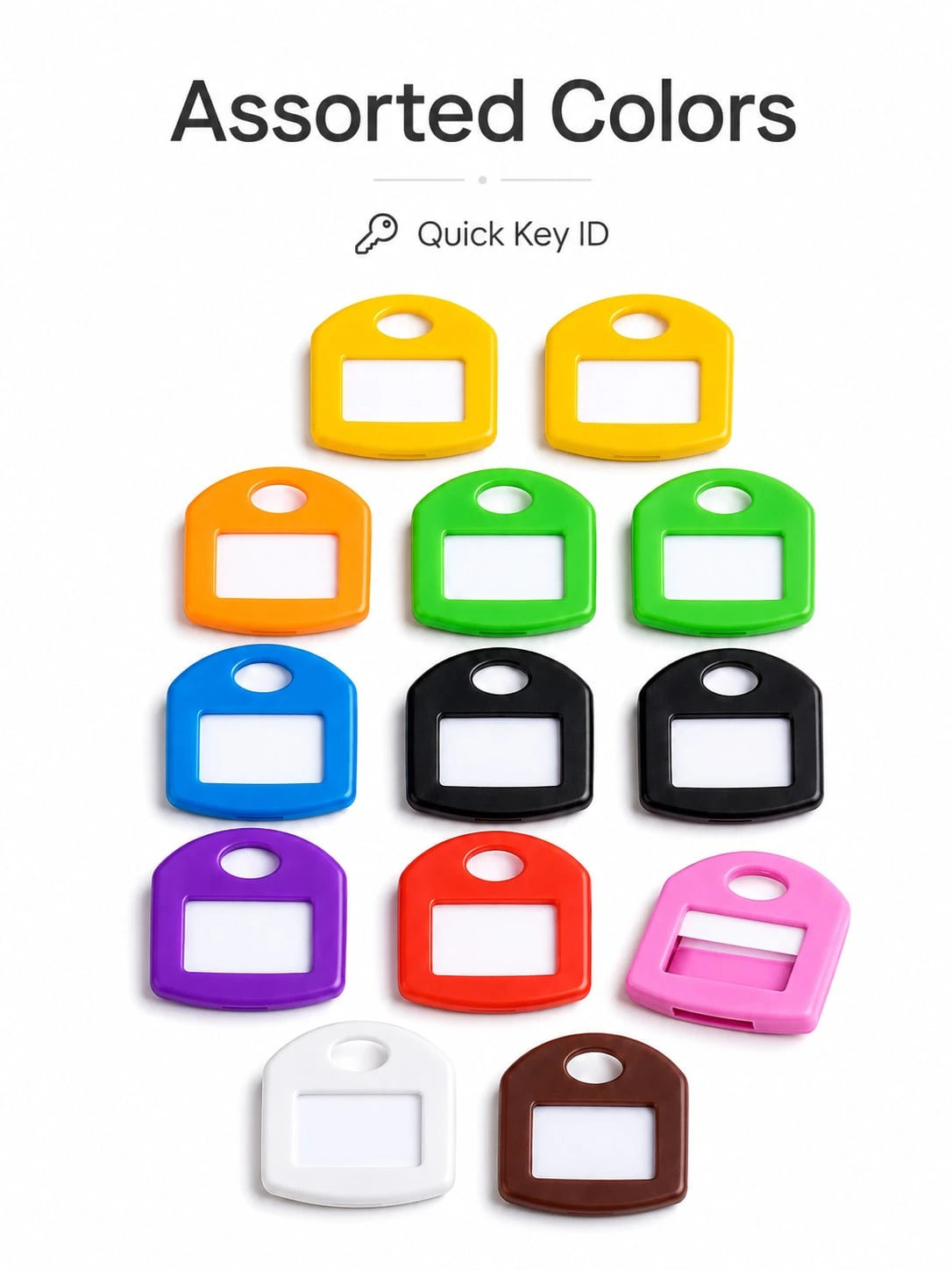 Colorful Key Identification Caps, Writable Key Label Caps, Flexible Key Labels, Suitable For Home, Office, Car Key Organization