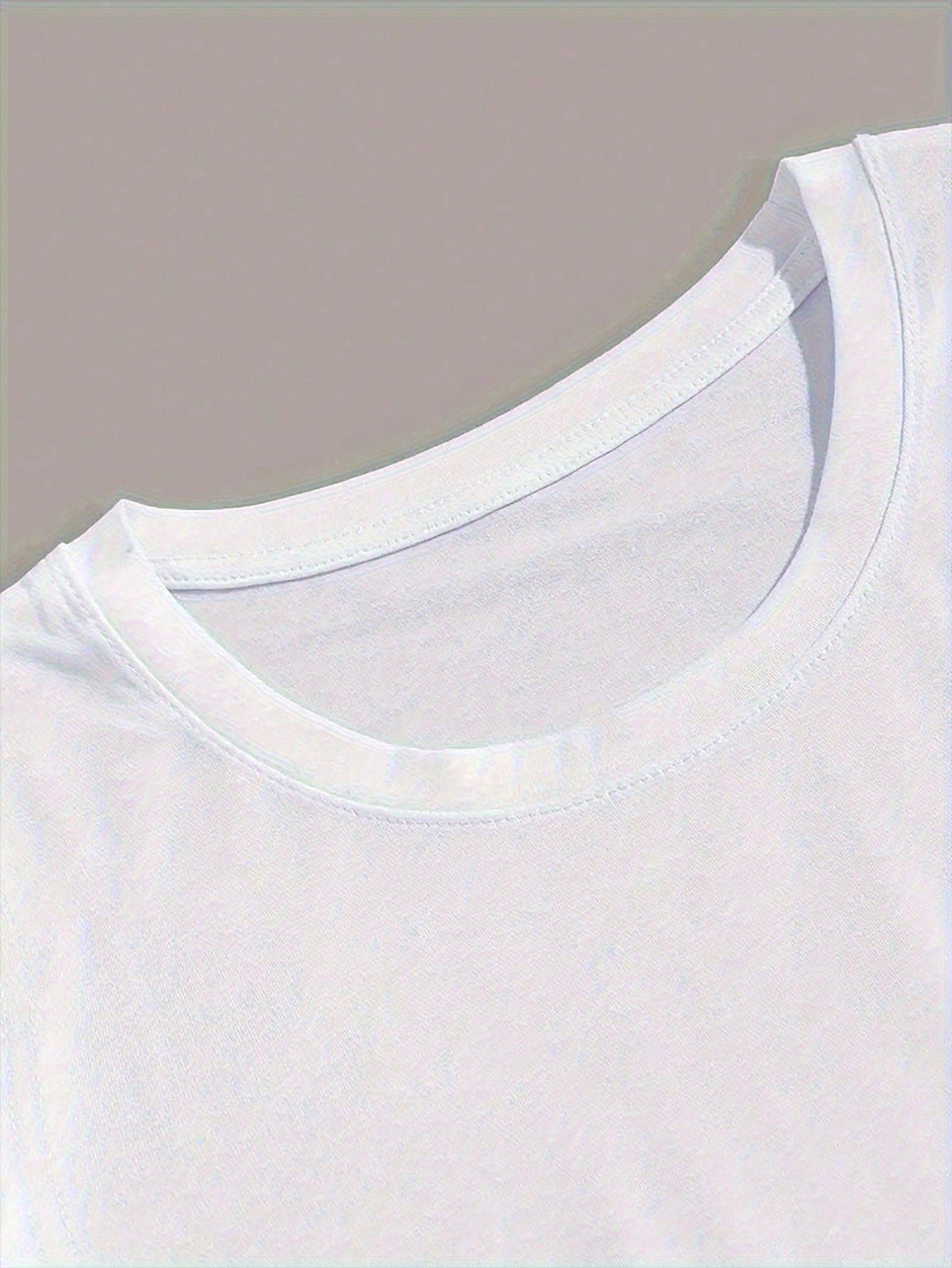 Cotton T-Shirt, Unisex Loose T-Shirt, Casual And Comfortable, Men's T-Shirt, Suitable For Casual Outings And Relaxing At Home