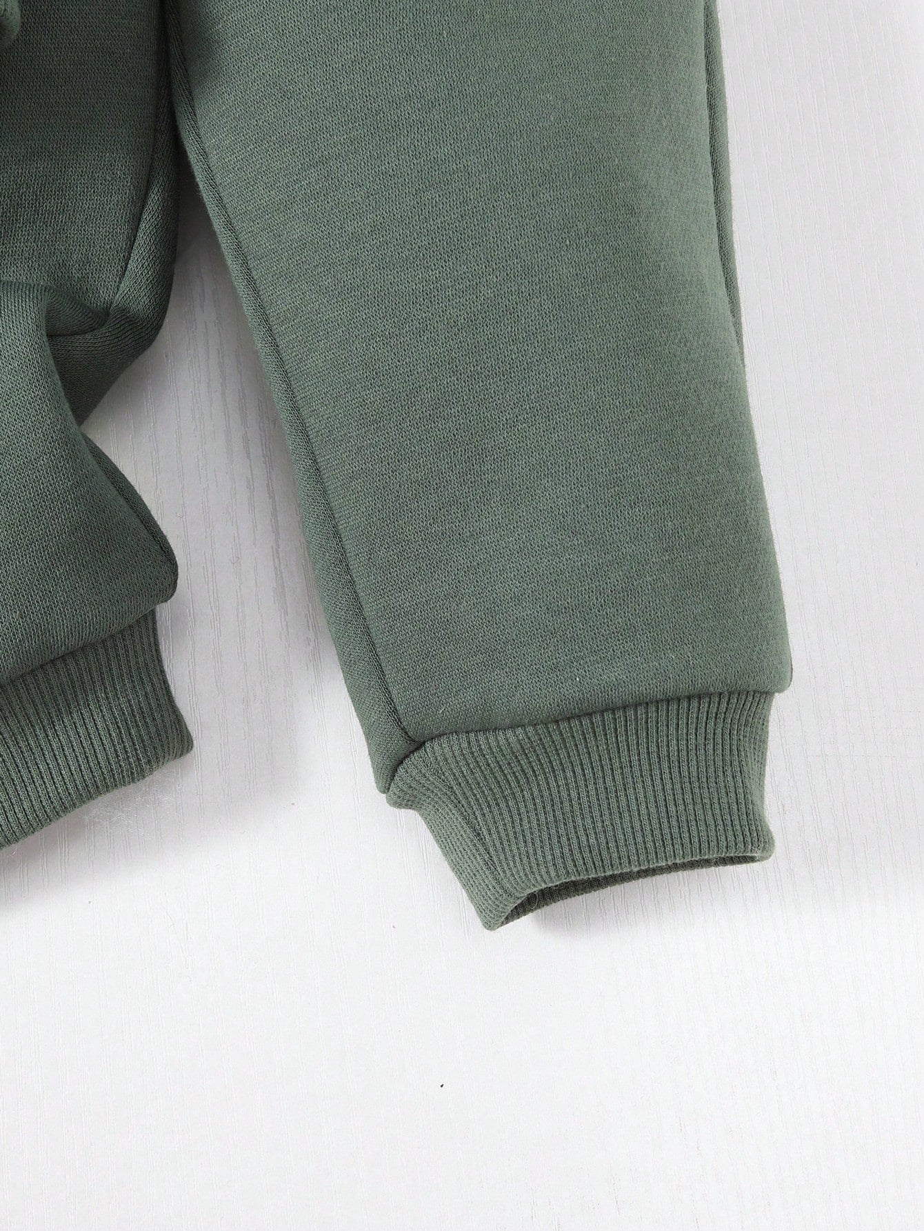Cozy Pixies Baby Boy Letter Graphic Kangaroo Pocket Hoodie & Sweatpants
