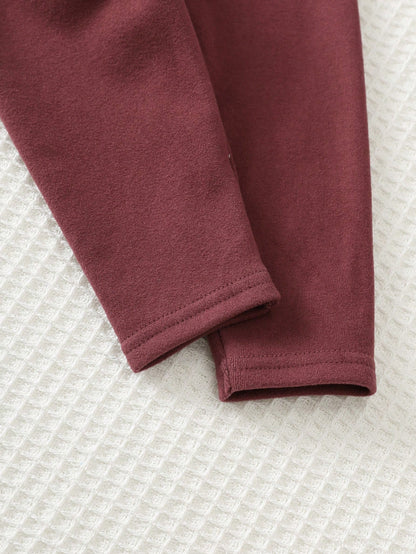 Cozy Pixies Baby Girl Floral Pattern Knit Soft Crew Neck Long Sleeve Pullover Sweatshirt Elastic Waist Long Autumn Winter Pants 2pcs Set