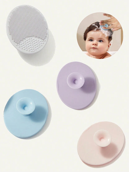 Cozy Pixies Cozycub Bathroom Items: Hair Brush + Silicone Brush, 4pcs/Set